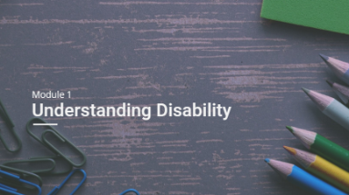 Understanding Disability Module cover